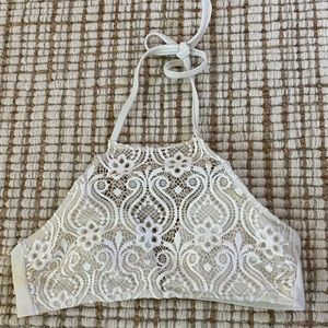 Whit lace bikini top - Target - size S/M